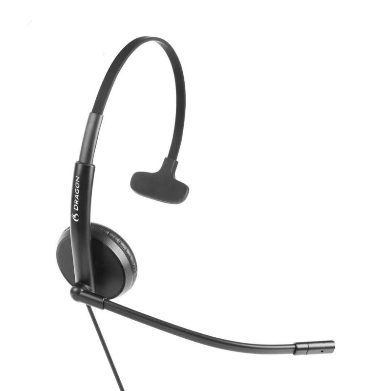Dragon Lightweight  H390 Wired Headset for PC/Laptop, Stereo Headphones with Noise Cancelling Microphone, USB-A, in-Line Controls for Meetings Dragon software and Beyond